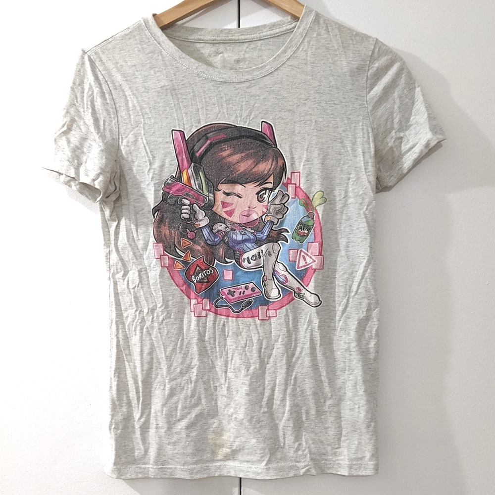 D.va Overwatch T-shirt Size Large